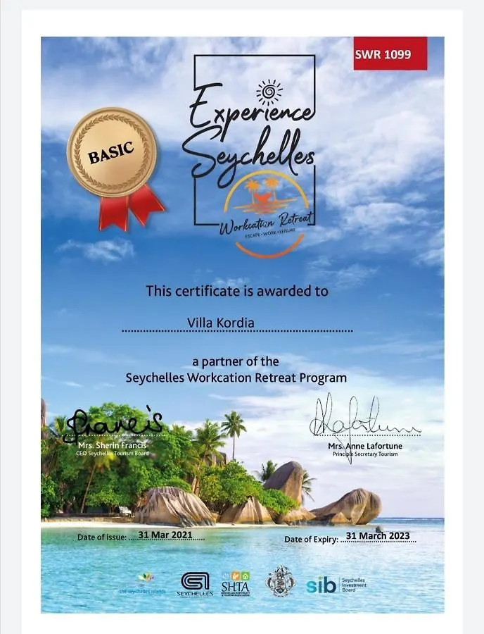 Villa Kordia Pointe Au Sel